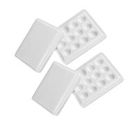 AKOOSY 2pcs Airtight Plastic Watercolor Palette with Lid Durable Compartment Mixing Tray for Indoor and Outdoor Painting Dustproof Paint Storage for Artists and Adults