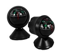 AKOOSY 2pcs Auto Adhesive Dashboard Compass for Car and Truck Navigation Durable Automotive Compass Ball with High Precision Positioning for Vehicle and Boat Use