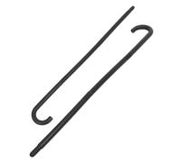 AKOOSY 2pcs Black Magician Crutch Sticks Lightweight Theatrical Canes for Carnival Party Supplies Halloween Costume Accessory Performance Props
