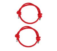 AKOOSY 2pcs Braided Red String Bracelet Friendship Amulet Wristband for Men Women All Match Suitable for Adults and Handmade Knot for Luck and Blessing Gift