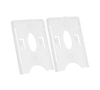 AKOOSY 2Pcs Car Driving License Card Holder with Strong Suction Cups Transparent Parking Permit Holder for Windshield Easy Installation and Versatile Use for Various Car Permits