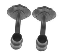 AKOOSY 2pcs Classic Design Wall Mount Lamp Holder Sturdy Plastic Sconce Fixtures Solar Lamp Compatibility