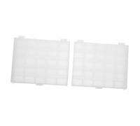 AKOOSY 2pcs Clear Plastic Bobbin Storage Box with Slots Lightweight Sewing Machine Case Organizer for Thread Holders and Craft Supplies Portable Extra Sewing Box for Home and Travel