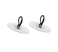 AKOOSY 2Pcs Copper Finger Cymbals for Boys and Girls, Easy to Wear and Operate Musical Percussion Instruments in Silver Colour, Creative Design for Belly Dancing and Musical Consciousness