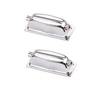 AKOOSY 2pcs Double End Snare Drum Lug Hooks Durable Drum Set Parts Easy Installation Strong Connection Replacement Accessories