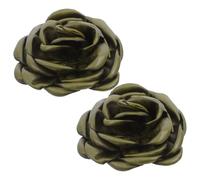 AKOOSY 2pcs Elegant Detachable Flower Shoe Clips for Women High Heels Handmade Floral Buckles for Shoe Decoration Easy to Attach Accessories for Parties and Fashion Craft