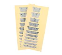 AKOOSY 2pcs Guitar Fretboard Inlay Stickers for Acoustic Electric Bass Guitars Colorcoded Beginner Practice Decals Durable Easy Install Chord Learning Accessory for Music Enthusiasts
