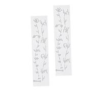 AKOOSY 2pcs Guitar Fretboard Stickers Tree of Life Design Fingerboard Decals No Residue Covers Dot Markers Anti-Fading for Electric