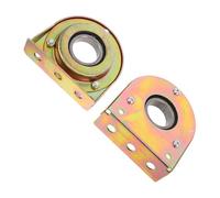 AKOOSY 2pcs Iron Bearing Mount for Greenhouse Fan Pulley System Weatherproof Ventilation Shaft Housing with Precision Bearings Stable Support for Agricultural Machinery and Ventilation