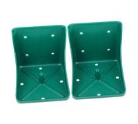 AKOOSY 2pcs Large Livestock Salt Brick Box for Sheep Cattle Horses PP Material Salt Fodder Feeder with Smooth Surface for Safe Mineral Nutrition