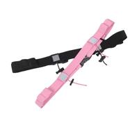 AKOOSY 2pcs Marathon Bib Strap Running Belt with Secure Bib Attachment and Quick Adjustment, Lightweight Nylon Material with 6 Loops and Two Reflective Squares, for Trail Running