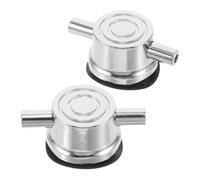 AKOOSY 2pcs Metal Drum Lugs Double End Round Design for Snare Tom Bass Drums Replacement Parts with Secure Fit and Enhanced Stability for Percussion Instruments