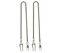 AKOOSY 2pcs Pocket Watch Chains Metal Hip Hop Pocket Watch Chain for Men Compass Pendant Suitable for Waistcoat Suit Vest