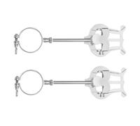 AKOOSY 2pcs Portable Trumpet Music Holder Lightweight Lyre Clip for Marching Band Oboe Clarinet Sheet Music Stand Strong Clamp Compact and Space-saving Design