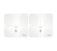 AKOOSY 2pcs Quilting Template Tool Quilting Ruler for Patchwork DIY Crafts Sewing Rulers for Quilted Template for Scrapbooking and Decoration