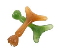 AKOOSY 2pcs Resin Face Roller and Eye Cream Applicator Set with Lotus Seedpod and Fishtail Design, Portable Nonporous Facial Massager Stick for Skin the Eyes and Face, for Home Use
