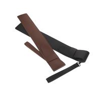 AKOOSY 2pcs Retro Drumstick Cover in Black Brown Portable Drumstick Holder for Rehearsal Made of Pu Leather Storage Case