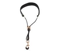 AKOOSY 2Pcs Saxophone Neck Straps Comfortable and Harness Wide Black for Alto Tenor Soprano Saxophones