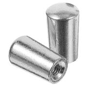 AKOOSY 2pcs Silver 4mm Metal Guitar Tip Caps Toggle Covers for Electric Guitar Pickup Switch Replacement Parts