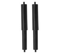 AKOOSY 2pcs Small Black Toilet Paper Holder Roller Replacement Sticks for Tissue Box with Spring Core and Easy Installation
