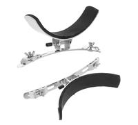 AKOOSY 2pcs Stainless Steel Marching Drum Leg Support Holder Silver Drum Leg Rest Accessory for Percussion Instruments Lightweight for Marching Bands