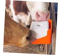 AKOOSY 2pcs Thickened Salt Block Holder for Livestock PP Plastic Lick Brick Tray Suitable for Cattle Sheep Horses Easy to Assemble and Mount Shop Feeder Accessory