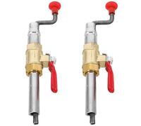 AKOOSY 2pcs Truck Tire Quick Connect Air Chuck Adapter Tire Valve Inflator Tool for Car SUV and Electric Vehicle Accessories