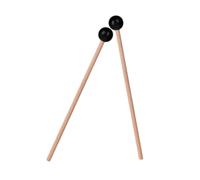 AKOOSY 2pcs Wood Steel Drum Mallets with Smooth Surface and Portable Design, Unique Mini Drum Beaters Mallets for Musical Instrument Practice and Performance Style