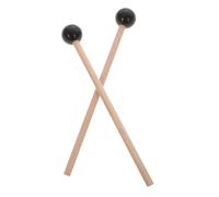 AKOOSY 2Pcs Wooden Glockenspiel Mallet Sticks Durable Solid Handle Percussion Mallets for Xylophone Drumsticks Suitable for Adults Beginners