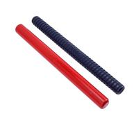 AKOOSY 2pcs Wooden Rhythm Sticks Percussion Instrument Music Toys 20cm Red and Blue Educational Musical Beating Sticks for Children Early Learning