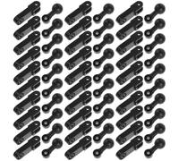 AKOOSY 30pcs Adjustable Plastic Ball Joint Mic Mount for Studio Microphone Boom Arm, 17.4mm Spherical Connector 360 Degree Angle Adjustment, Suitable for Small Desks and Portable