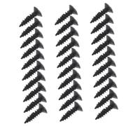 AKOOSY 30pcs Electric Guitar Mounting Screws Black Sturdy Fixator Accessories Replacement for Electric Bass and Guitar Easy Installation