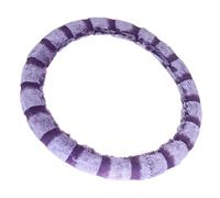 AKOOSY 38cm Purple Plush Steering Wheel Cover Winter Warm Car Steering Wheel Protector Anti-shedding Nonslip Universal Wrap for Cars