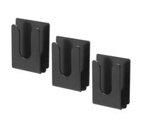 AKOOSY 3PCS Cb Radio Microphone Holder Clips for Car Motorbike Secure Metal Mount Brackets with Knob Design Compact Car Radio Mic Clip for Efficient Space Saving and Safe Driving