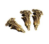 AKOOSY 3Pcs Creative Golden Copper Cabbage Pendant Small Decorative Craft for Home Office Hotel DIY with Unique Fortune-bringing Design