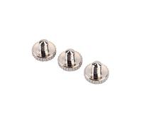 AKOOSY 3pcs Metal Slide Finger Rings Fixing Screws for Trumpet Replacement Brass Instrument Accessories Silver