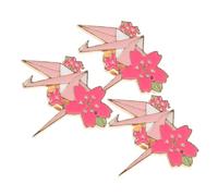 AKOOSY 3pcs Origami Crane Brooch Pin for Women Cardigan Shawl Brooch Japanese Enamel Pin