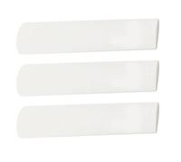 AKOOSY 3pcs White Synthetic Alto Saxophone Reeds for Beginners and Professionals Resin Build for Playability Easy to Play Saxophone Reeds Replacement Musical Accessories