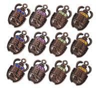 AKOOSY 40pcs Ancient Egyptian Beetle Charms DIY Pendant Alloy Scarab Jewelry Making for Necklaces Bracelets Keychains Durable Resistant Accessories