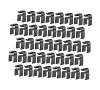 AKOOSY 40pcs Plastic Microphone Stand Cable Clips for Mic Cables and Phone Wires Tough Holding Clamps for Keyboard Stands and Stage Use