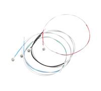 AKOOSY 4pcs 1/2 Size Violin Strings Full Set Steel Wire Accurate Tuning and Pure Sound Quality for Beginner Practice Sessions and Performances