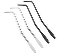 AKOOSY 4pcs 5mm Thread Tremolo Arm for Electric Guitar, Metal Single Arm Bar Set Silver and Black Finish, Replacement Whammy Bar Compatible Tremolo Bridge