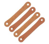 AKOOSY 4pcs Drum Stick Control Clips Leather Finger Grip Auxiliary Tool Non-slip Drumstick Holders for 5a 7a Drumsticks, Beginner Drummers Hand Posture Correction Accessories Random Random Color