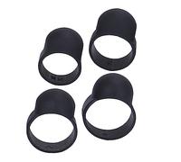 AKOOSY 4pcs Ethereal Drum Finger Covers Black with Box Hand Pan Drum Practice Finger Protectors for Training and Playing