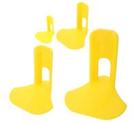 AKOOSY 4pcs Poultry Leg Splints for Ducks and Roosters, Adjustable Fit Plastic Chicken Foot Brace for Injury Immobilization and Veterinary Use, Secure Support for Avian Leg Injury