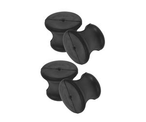 AKOOSY 4pcs Rubber Tuning Fork Holder Portable Stable Base for Sound Therapy Meditation Yoga Compatible with Various Tuning Forks Non-slip Support for Healing Sessions