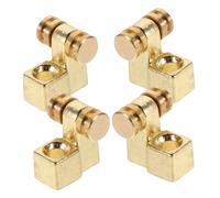 AKOOSY 4Sets Roller String Retainers for Electric Guitar Parts Gold Guitar String Trees Replacement Reduce Buzz Enhance Tuning Stability Compatible with Electric Bass and Select Acoustic