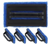 AKOOSY 5 Pcs Screen Printing Scrub Pad with Handle, Powerful Cleaning Efficiency Reusable Ink Remover for Reclaiming Mesh, Made of Sturdy Pp and Scouring Pad Material, for Home Use