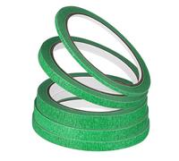 AKOOSY 5 Rolls Colored Masking Tape Artist Tape for Watercolor Paper for DIY Scrapbooking Handwriting Friendly Clean Removal for Painting and Decorating