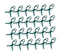AKOOSY 50pcs Garden Plant Clips Small Tomato Vine Clamps Plastic Plant Support for Climbing Vegetables Flowers Beans Reusable Gardening Accessories